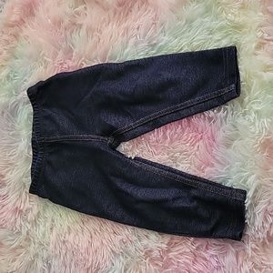Just one you by Carter's baby blue jean look leggings 9 months